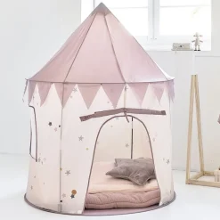 Speeltent Lara | licht en donker roze | 135 cm hoog