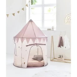 Speeltent Lara | licht en donker roze | 135 cm hoog