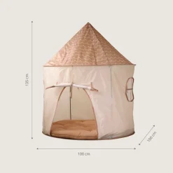 SPEELTENT u00abMIELu00bb | 1,35 M HOOG | BEIGE & BRUIN