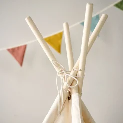 TIPI SPEELTENT u00abu00c9Tu00c9u00bb | 158 CM HOOG | OFF-WHITE