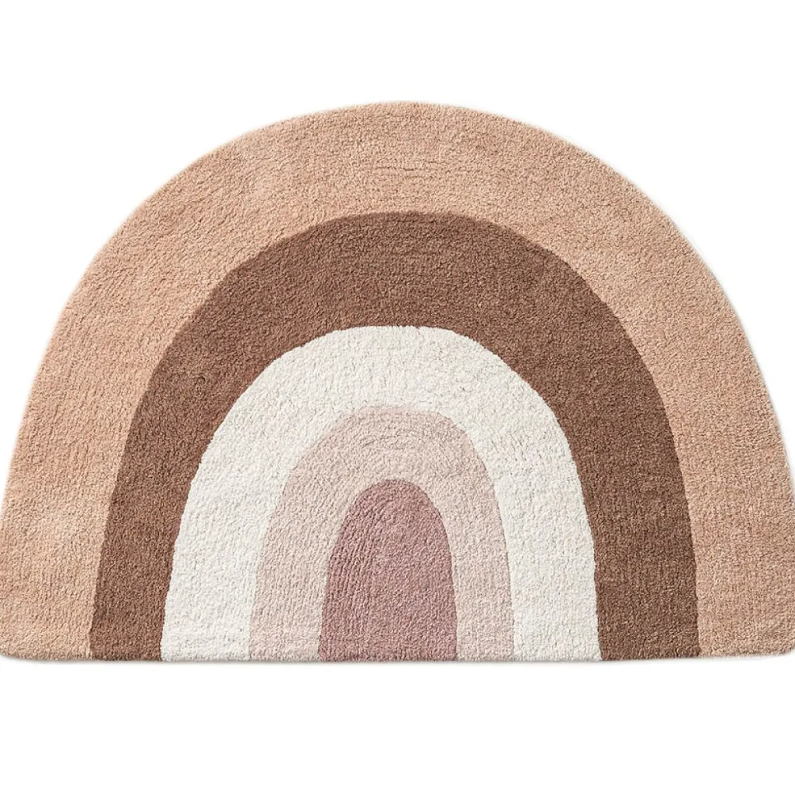 Vloerkleed kinderkamer wasbaar Regenboog 78x110 cm | Roze
