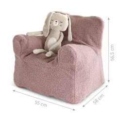 XL zitzak Teddy | kinderfauteuil 1-8 jaar | Roze