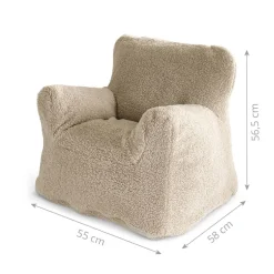 XL zitzak Teddy | kinderfauteuil 1-8 jaar | Beige zand