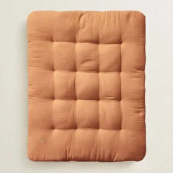 BABY SPEELMAT BISCUIT 110X85CM | BIOLOGISCH MOUSSELINE KATOEN | CARAMEL