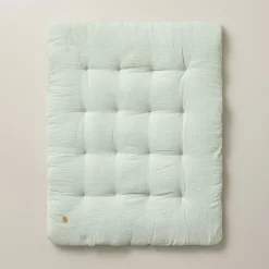Biologisch katoenen speelkleed baby Biscuit | 110x85cm | Groen