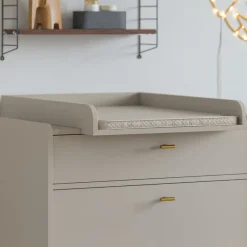 BLADVERGROTER VOOR COMMODE u00abROSEAUu00bb | OATMEAL
