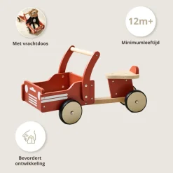 HOUTEN BAKFIETS u00abVROUMu00bb | ROOD